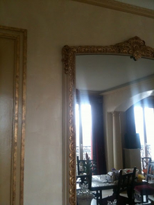 Avant et après: porte et miroir