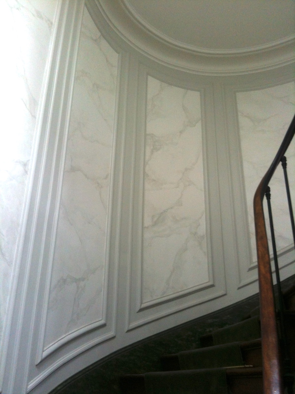 Rénovation cage d'escalier en marbre - Paris 5e